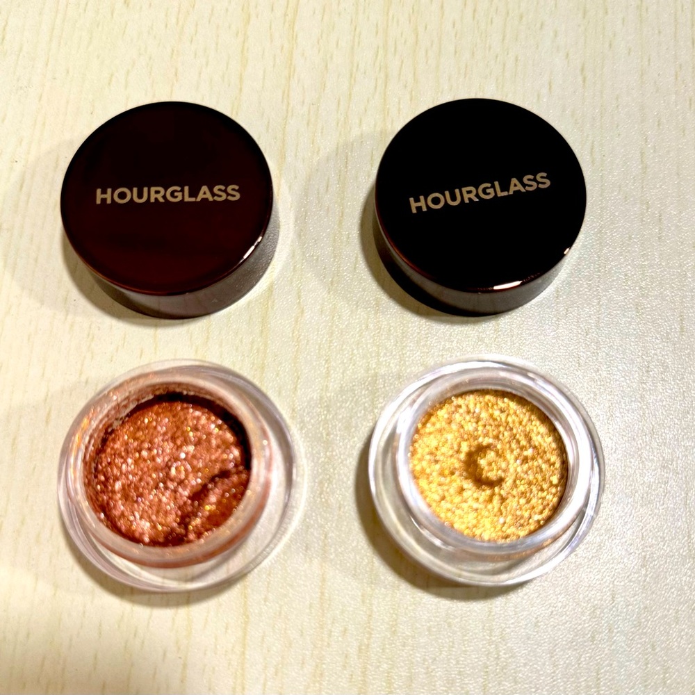 NEW Hourglass SCATTERED LIGHT™ GLITTER EYESHADOW Combo Foil Gold & Blaze Copper